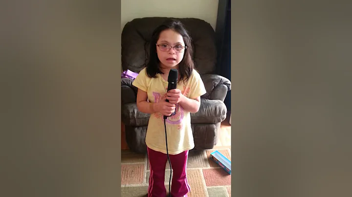 Rebekah Mejia singing I can only imagine