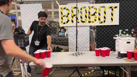 BroBot - Robot Beer Pong at OpenSauce 2024