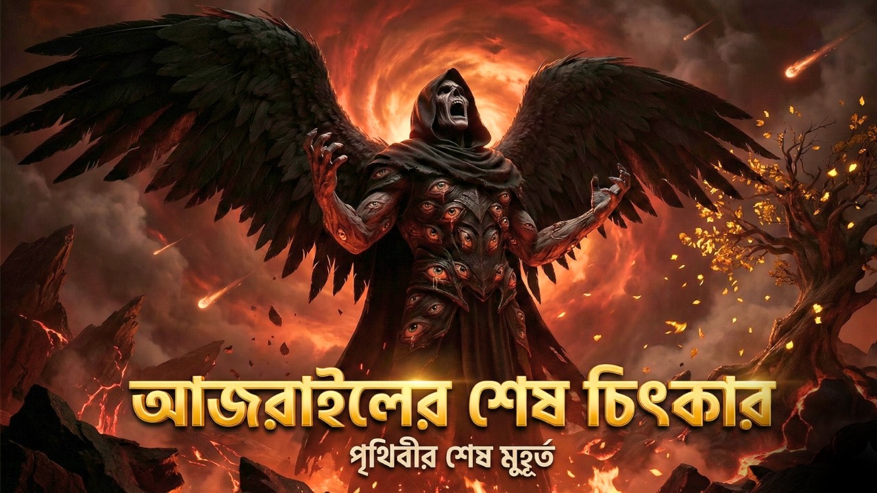 আজরাইল (আ.)-এর ভয়ংকর মৃত্যু যন্ত্রণা ও শেষ চিৎকার! | কেয়ামতের আলামত  | Keyamot, Hashor, Pul Sirat |