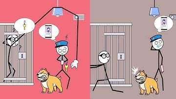 Thief Puzzle (WEEGOON) Stickman Brain All Levels Android Ios Gameplay Walkthrough Part 19