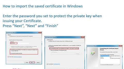 2 ARIS Tutorials How to obtain a digital certificate
