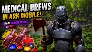 How to Craft Med Brews &amp; Paint in ARK Ultimate Mobile Edition