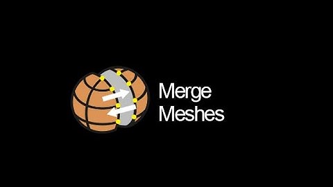 Maya tool: Merge meshes Full tutorial with animated gif