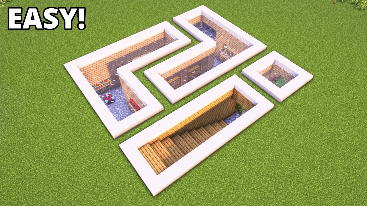 Minecraft Ultimate Modern Underground Base⚒️ #shorts - YouTube