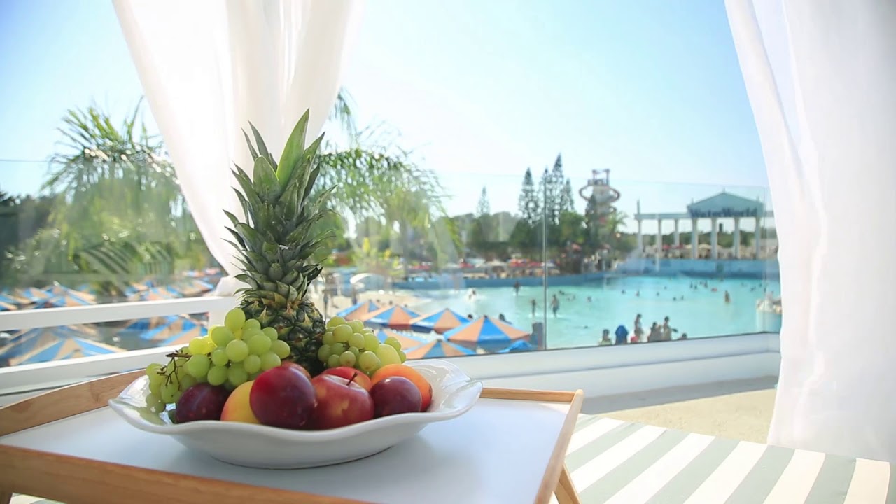 Our Luxurious Thea VIP Suite! WaterWorld Themed Waterpark Ayia Napa