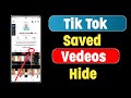 How to Hide Saved Videos on TikTok | Privacy Setting 2025