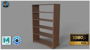 Autodesk Maya 2018//Wooden Shelf Speed Modeling//Episode 02//