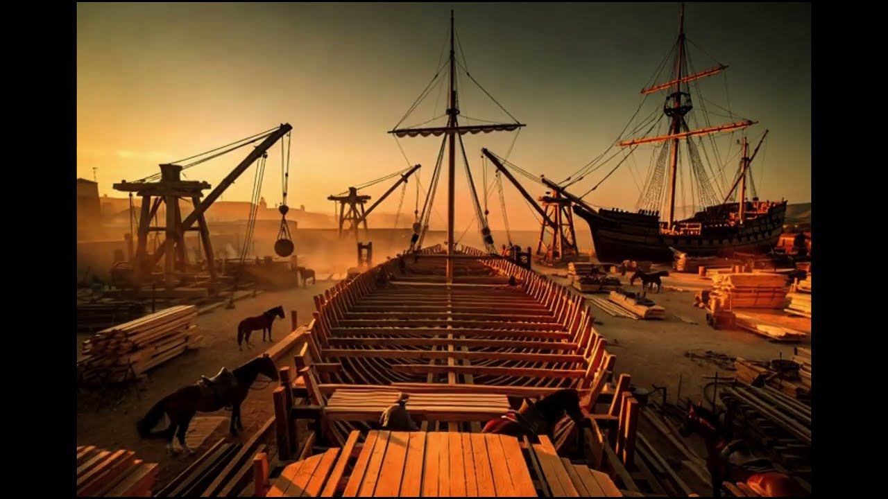 Canale  sulla nascita delle navi: time-lapse 8K e ricostruzioni 3D della storia