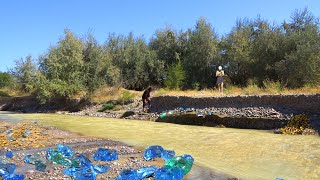 There is a large accumulation of Gold - Diamonds, Treasure River