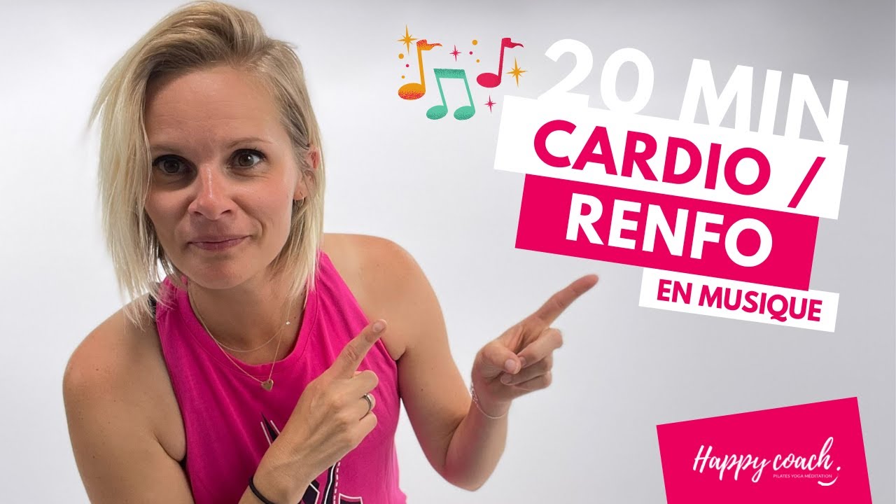 CARDIO et RENFORCEMENT MUSCULAIRE en musique 🔥 💪 🎵 - Happy Coach by Aurélie