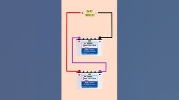 Battery series connection #shorts #diy #electronic