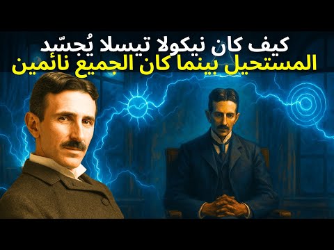 كيف كان نيكولا تيسلا ي جس د المستحيل بينما كان الجميع نائمين