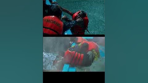 Quá trình thực hiện hiệu ứng kỹ xảo đại cảnh bão khi Tư Hậu đi biển trong phim Lật Mặt 7