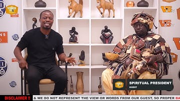 Watch how Spiritual President makes calabash fall from his hands after chanting some words- WONDERS