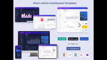 Responsive Bootstrap Admin Dashboard Template WebApp – Pearl