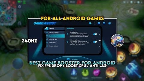 Game Booster For Low End | Fix FPS Drops Anti Lag 60 FPS - Game Assistant - CPU Optimization