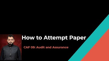 How to attempt CAF 08 Paper