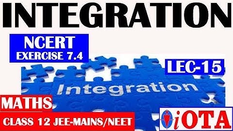 INTEGRATION||EXERCISE-7.4||PART-5||NCERT||TRIGONOMETRIC SUBSTITUTION