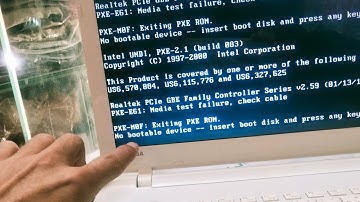 No bootable device error, Toshiba Laptop