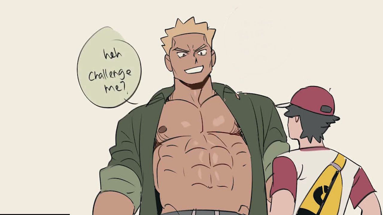 Lt Surge and Red - Pokemon Comic Dub