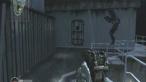 COD4 - Wetworks Up top and climb pole