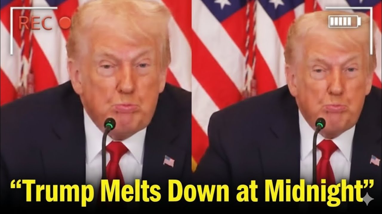 Trump LOSES IT at Midnight as Legal Trouble Destroys His Political Future
