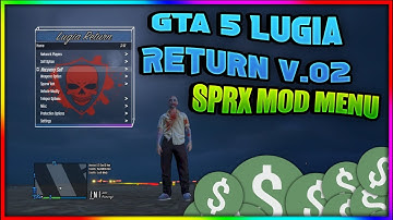 [GTA 5/PS3] *NEW* Lugia Return v0.2 SPRX MOD MENU (DEX/HEN/PKG) + Free Download