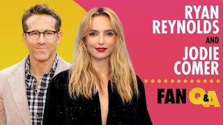 Ryan Reynolds and Jodie Comer Discuss Their Video Game Obsessions and a Deadpool/Villanelle Matchup