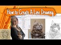 Making a Line Drawing from your Reference Photo using GIMP