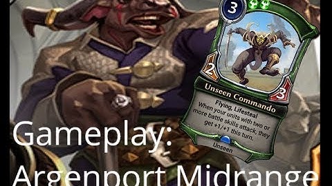 Argenport Midrange Gameplay | Eternal Competitive Deck Tech