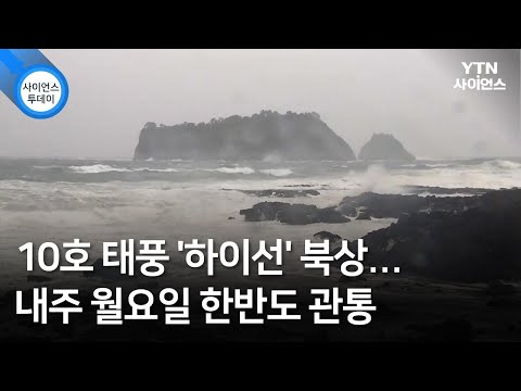 10호 태풍 '하이선' 북상...내주 월요일 한반도 관통 / YTN 사이언스