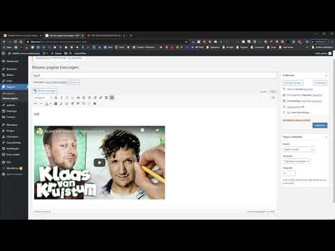 Video: Een Video Op Een Pagina Plaatsen