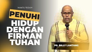 Download lagu PENUHI HIDUP DENGAN FIRMAN TUHAN | Ps. Billy Lantang