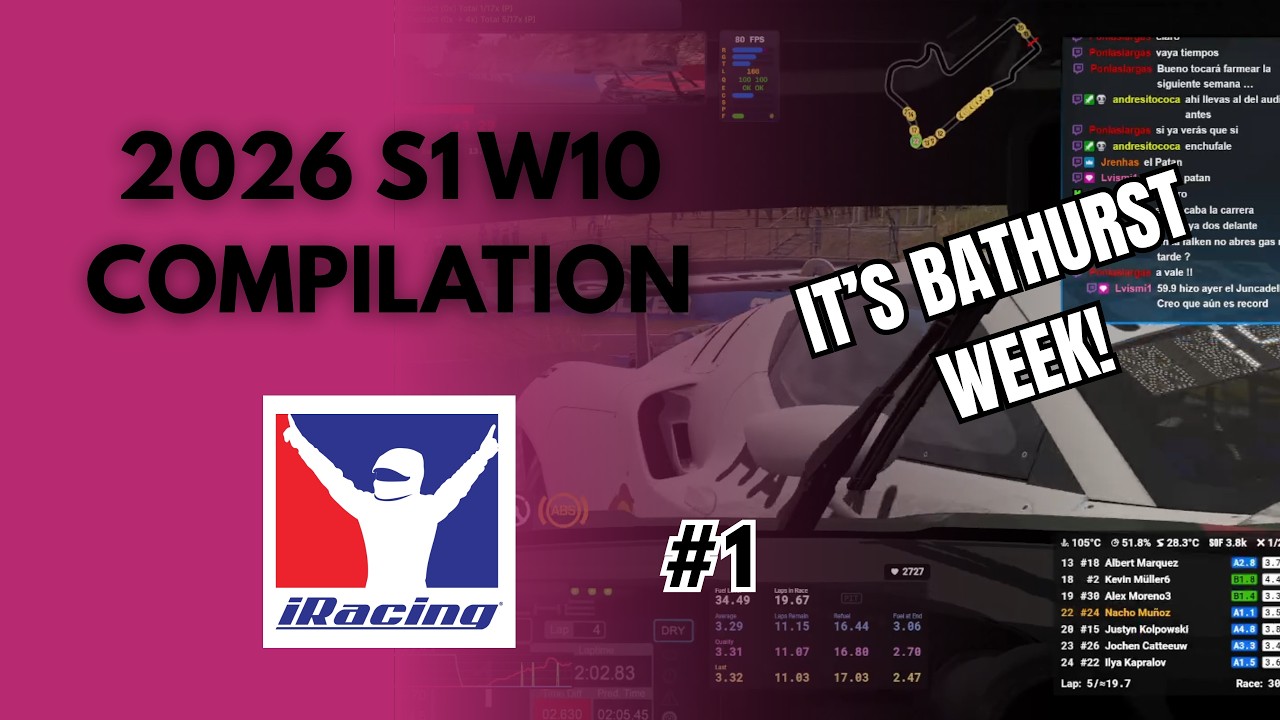 iRacing Season 1 Week 10 2026 #1 – Crash Compilation | Wrecks, Saves & Incidents
