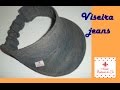 PAP - Viseira tecido jeans - Série jeans: Vídeo 8 - Ateliê Essência de Lis