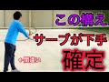 サーブ　一般テニス愛好家で1番多いミス