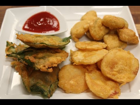 Assorted Pakodas | Tea Time Snacks | Sanjeev Kapoor Khazana