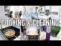 CLEAN WITH ME 2021| COOK AND CLEAN| NIGHT CLEANING ROUTINE