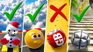 Best vs Worst Balls in Going Balls | Crazy Track Challenge🫪oohh#ballgame #goingballs 