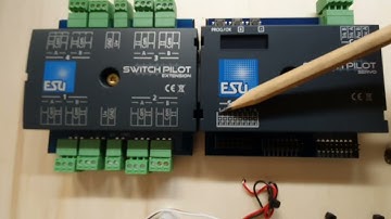 Modellbahn Bertram - wie verbauen wir die ESU Switchpilot Servodecoder + ESU Switchpikot Extention