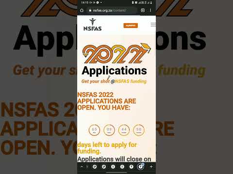 how to create nsfas account