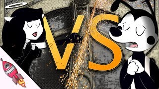 Bendy and the Ink Machine Chapter 3 Song | Alice Angel vs Boris Rap Battle | #RockitGaming