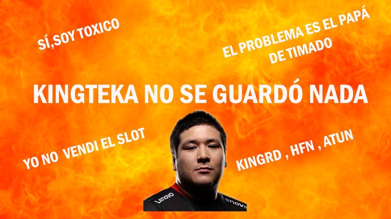KINGTEKA NO SE GUARDÓ NADA  Y DA SU DESCARGO ANTE EL POST DEL PAPÁ DE TIMADO