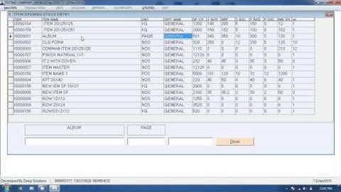 Viewing Inventory & General Report in Saral