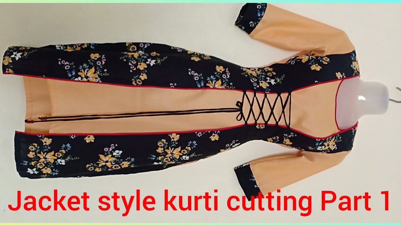 How to Make Designer Jacket for Kurtis || Jacket Cutting and Stitching || –  Видео Dailymotion