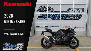 Kawasaki Ninja ZX-4RR 2026 | Moto 4 cylindres performante chez Moto Sport 100 Limites, Drummondville