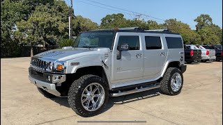 2009 Hummer H2 Limited Edition Silver Ice Metallic with Ebony Black interior. 44k miles.