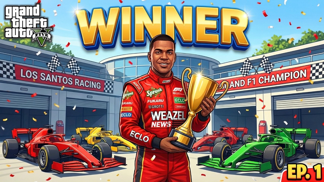 Franklin Became a Pro F1 Racer in GTA 5!