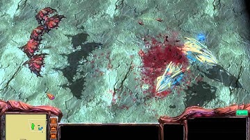 Starcraft 2 - Custom Race Neo Zerg tech demo 12