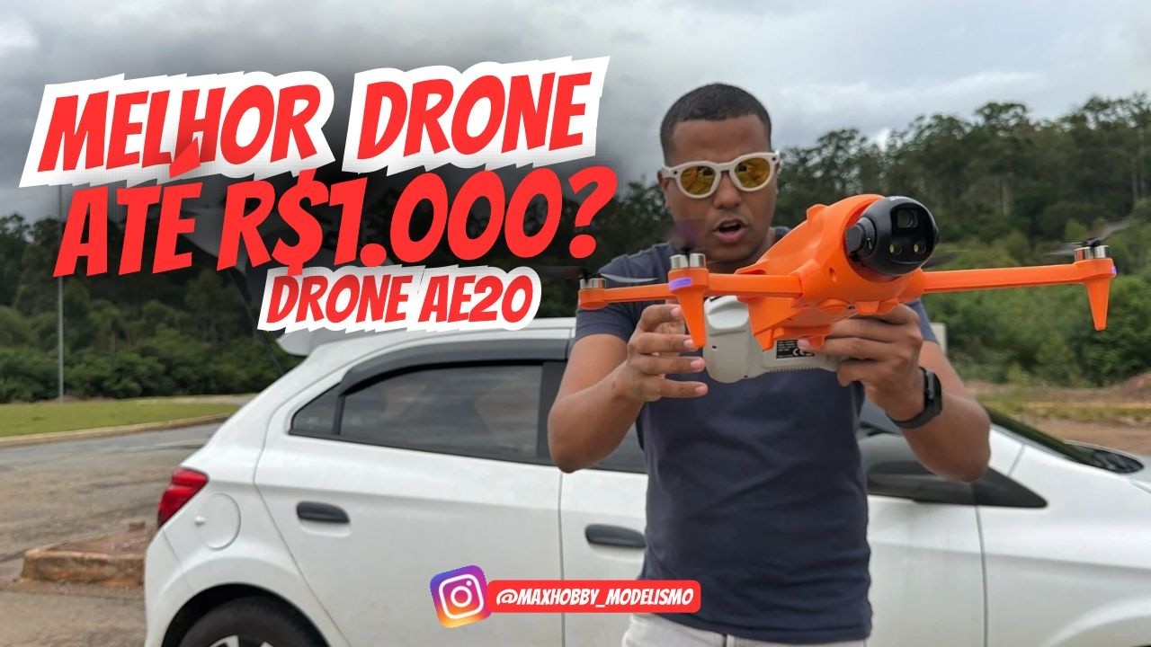 Drone AE20 é tudo isso mesmo? Vale até R$1.000?